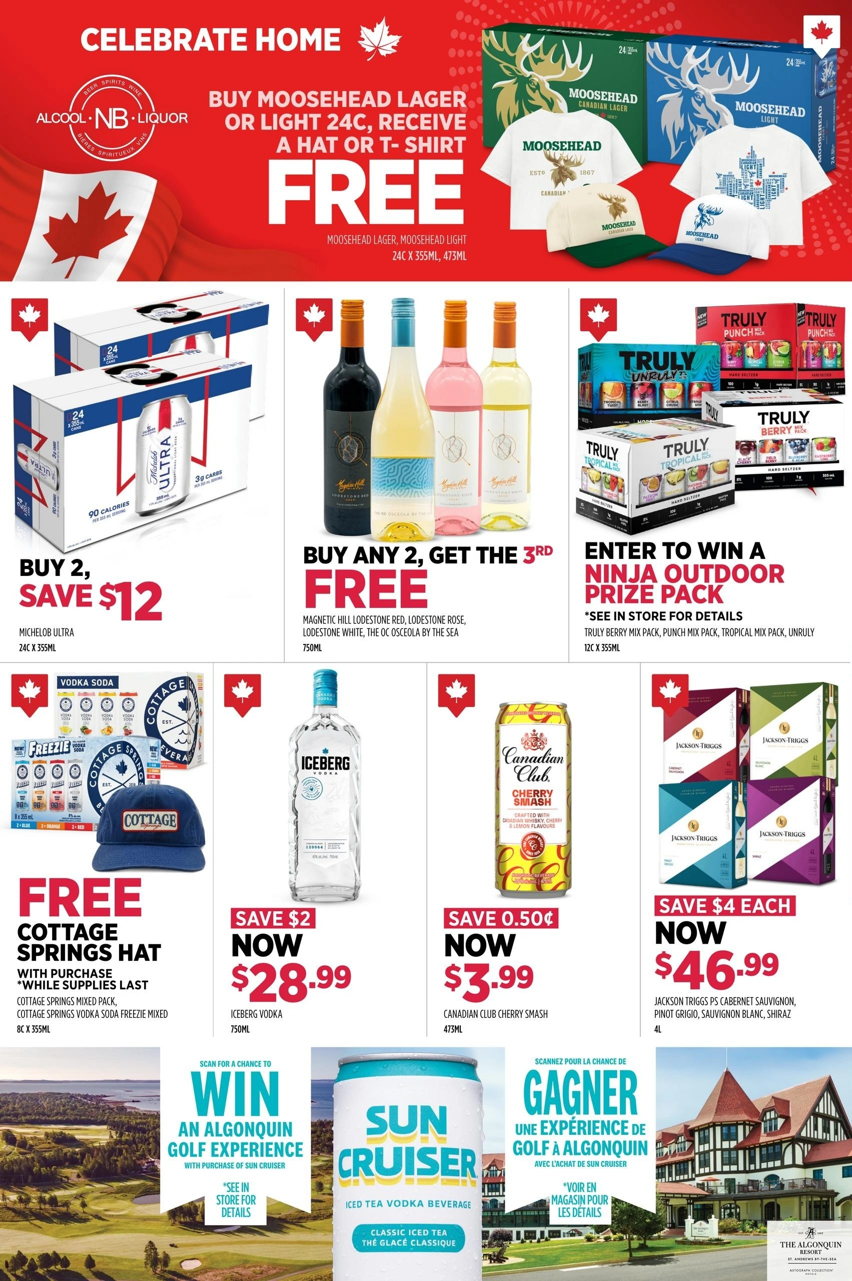 Alcool NB Liquor flyer page 1