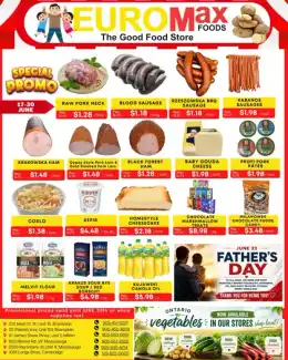 EuroMax Foods EuroMax Foods Bi-Weekly Flyer June 17 to 30