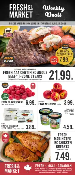 Fresh St. Market Fresh St. Market Flyer June 19 to 25