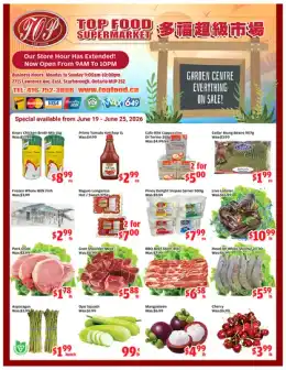 Top Food Supermarket Top Food Supermarket Flyer June 19 to 25
