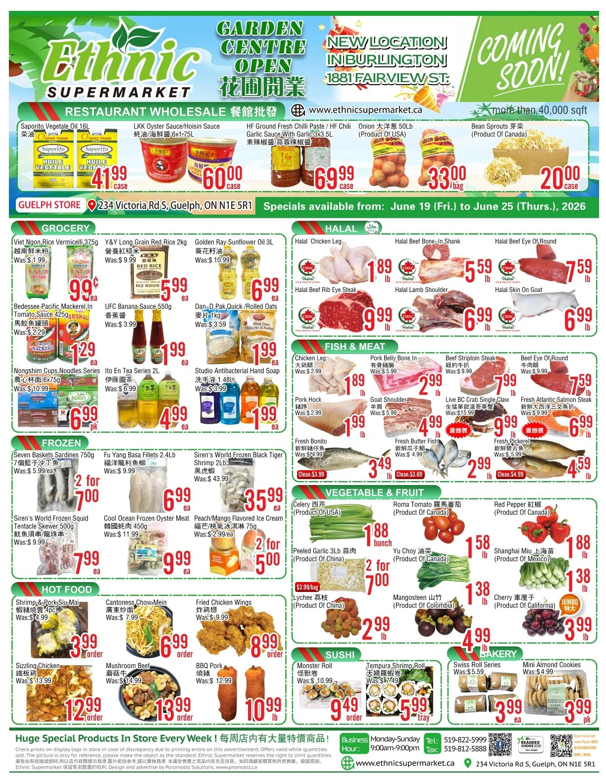 Ethnic Supermarket flyer page 1
