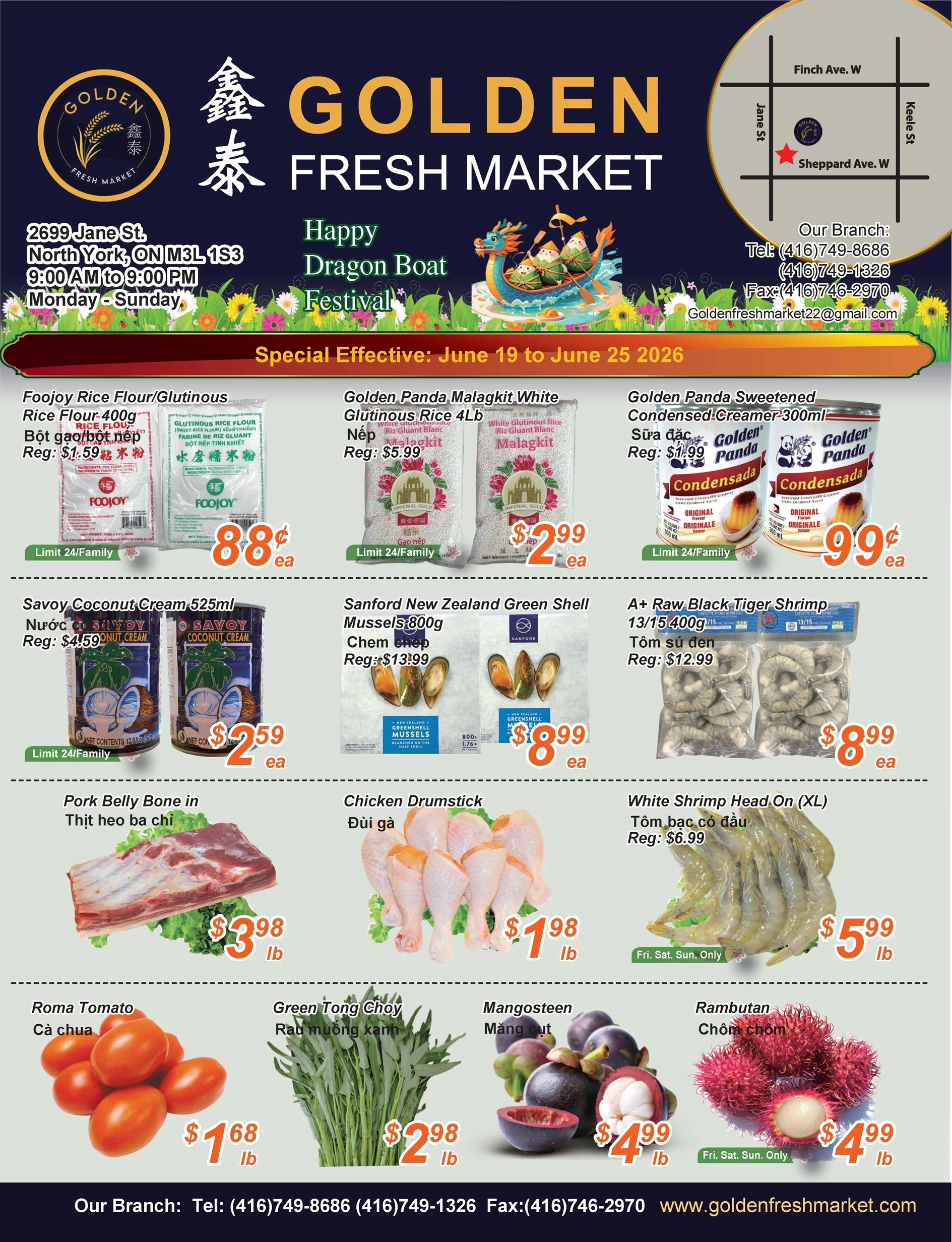 Golden Fresh Market flyer page 1