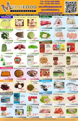MultiFood Supermarket MultiFood Supermarket Flyer June 19 to 25