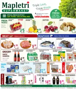 Mapletri Supermarket Mapletri Supermarket Flyer June 19 to 25