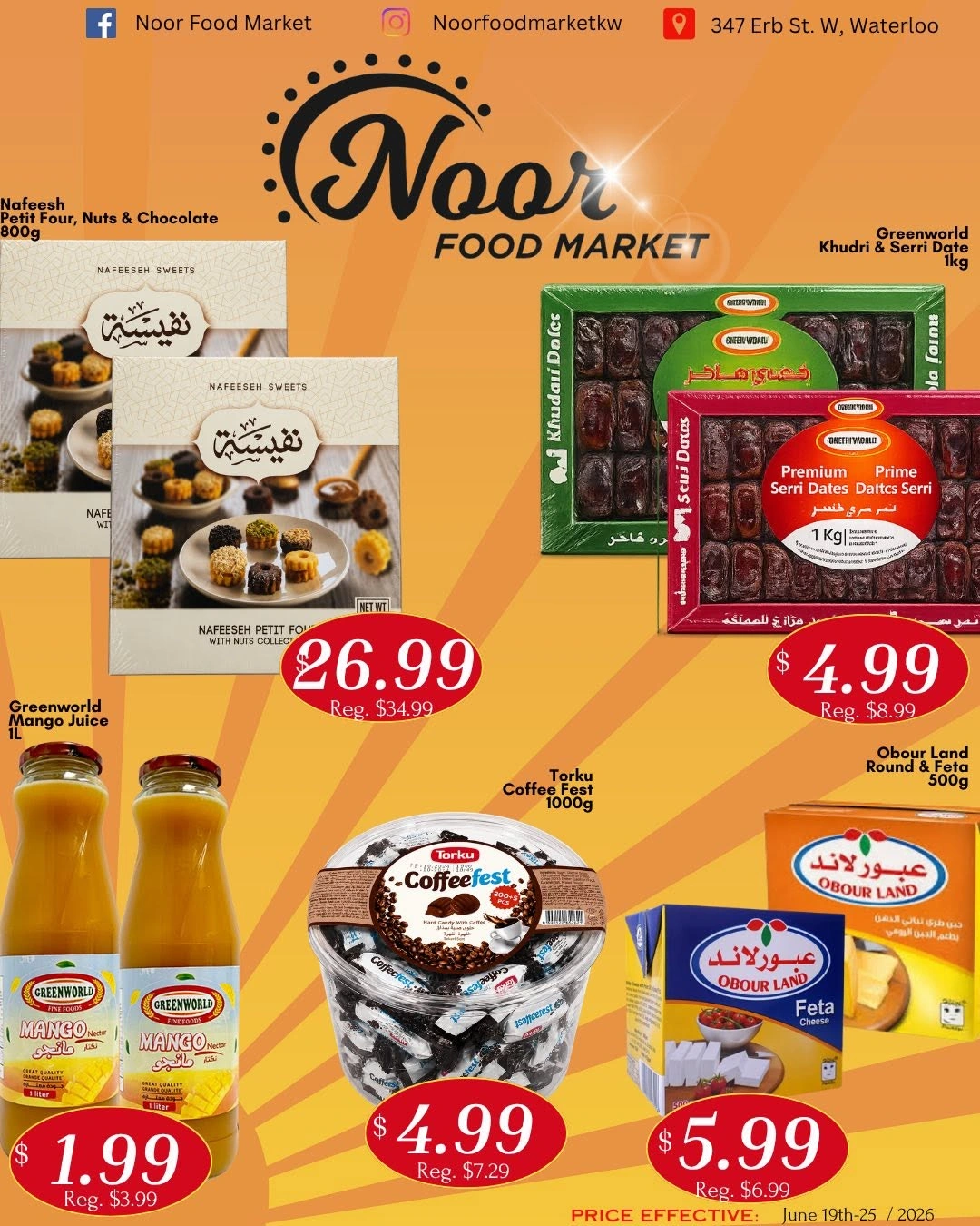 Noor Food Market flyer page 1