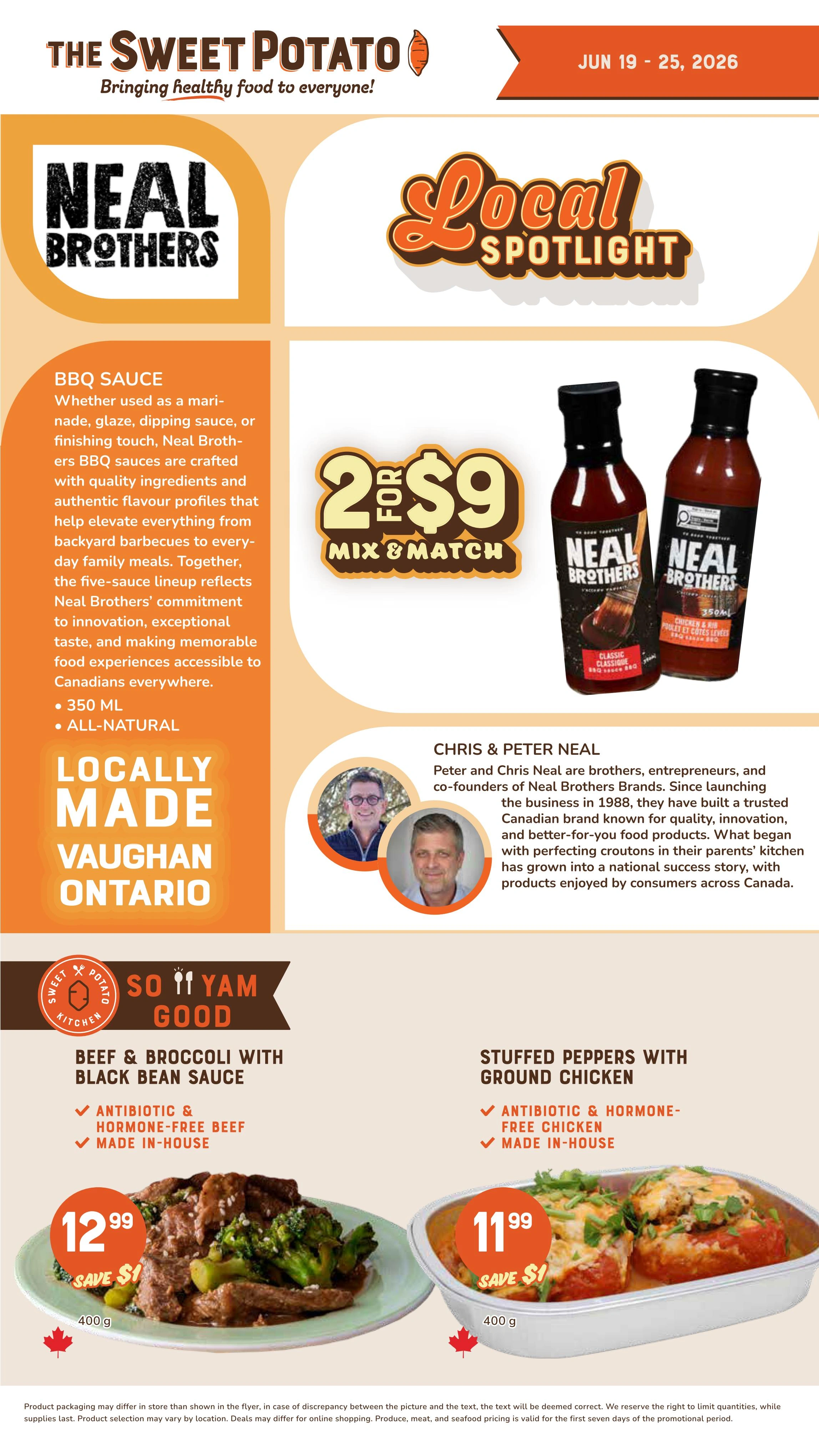 The Sweet Potato flyer page 4