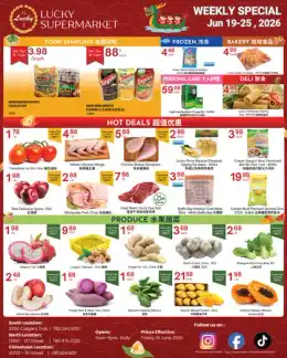Lucky Supermarket Lucky Supermarket (Edmonton) Flyer June 19 to 25