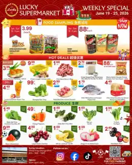 Lucky Supermarket Lucky Supermarket (Surrey) Flyer June 19 to 25
