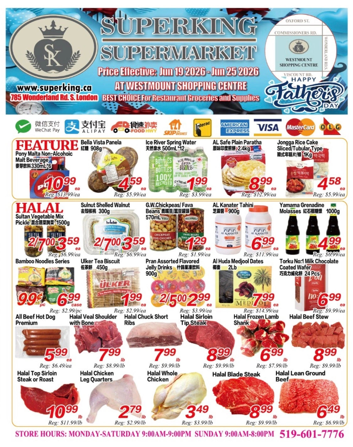 SuperKing Supermarket flyer page 1