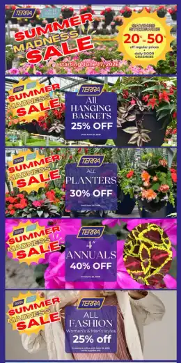 Terra Green Houses Terra Greenhouses Flyer June 19 to 25