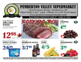 Pemberton Valley Supermarket Pemberton Valley Supermarket Flyer June 21 to 27