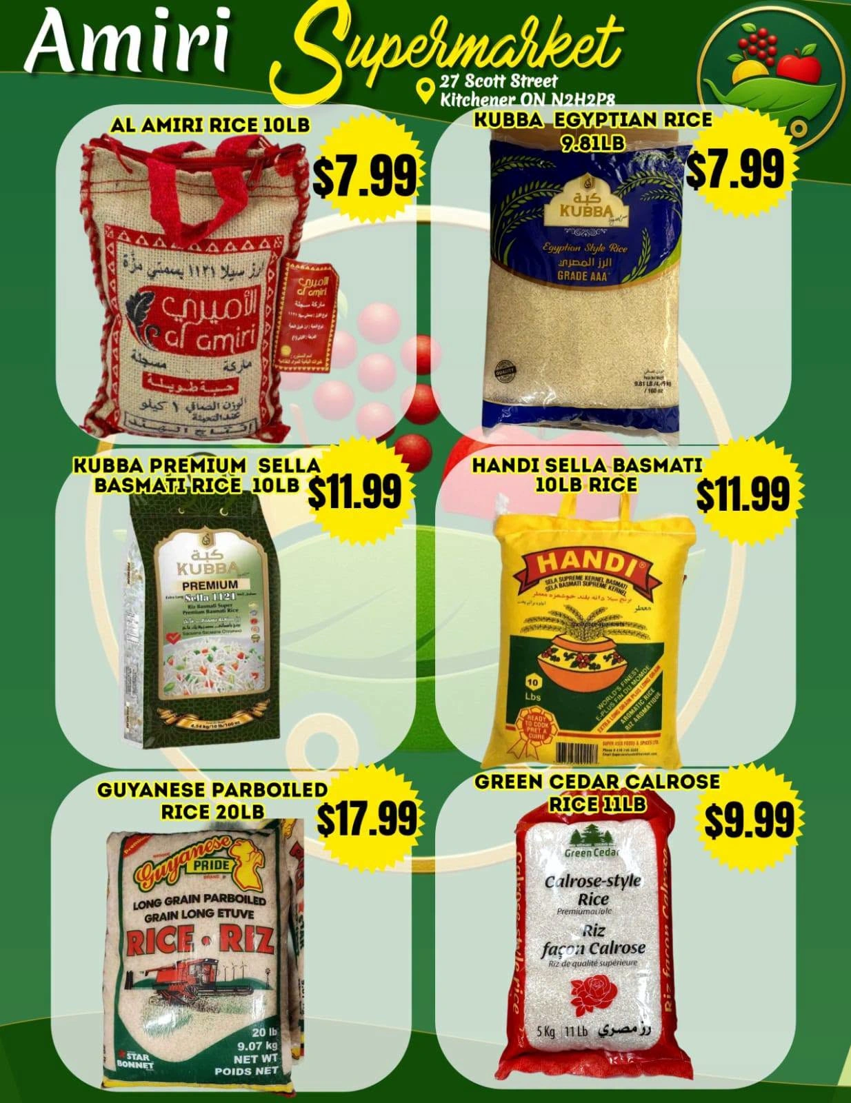 Amiri Supermarket flyer page 1