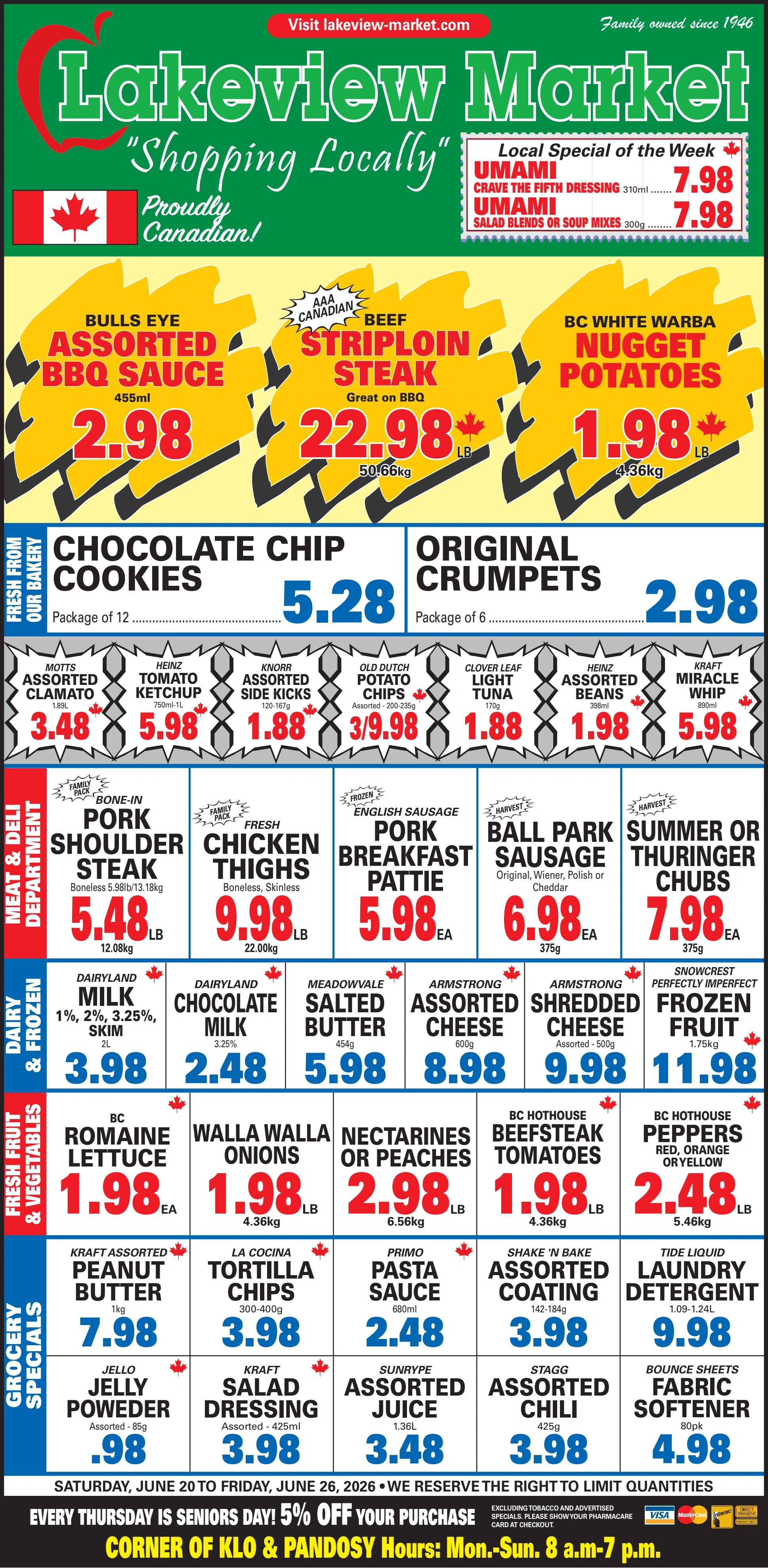 Lakeview Market flyer page 1