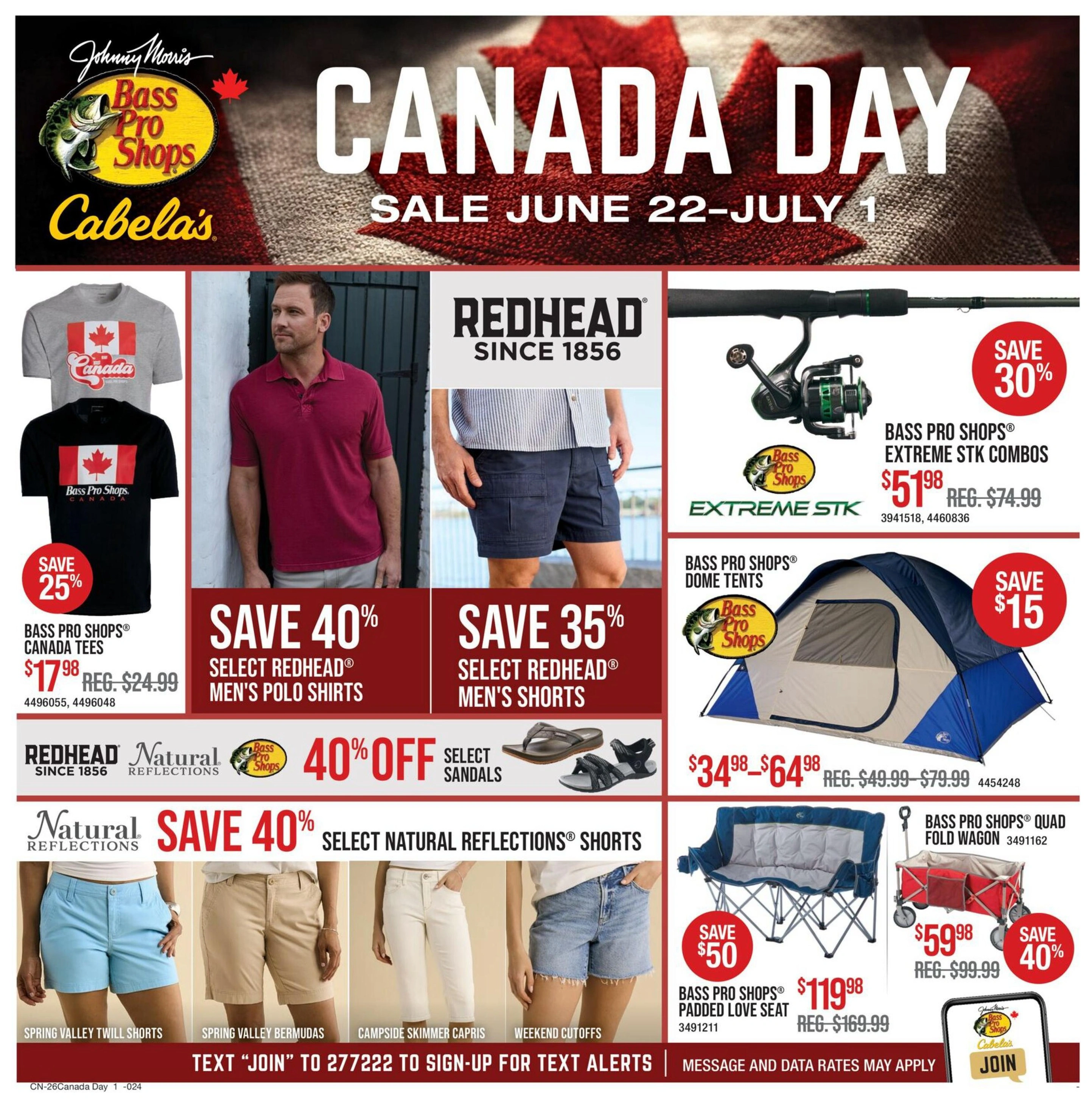 Bass Pro Shops flyer page 1