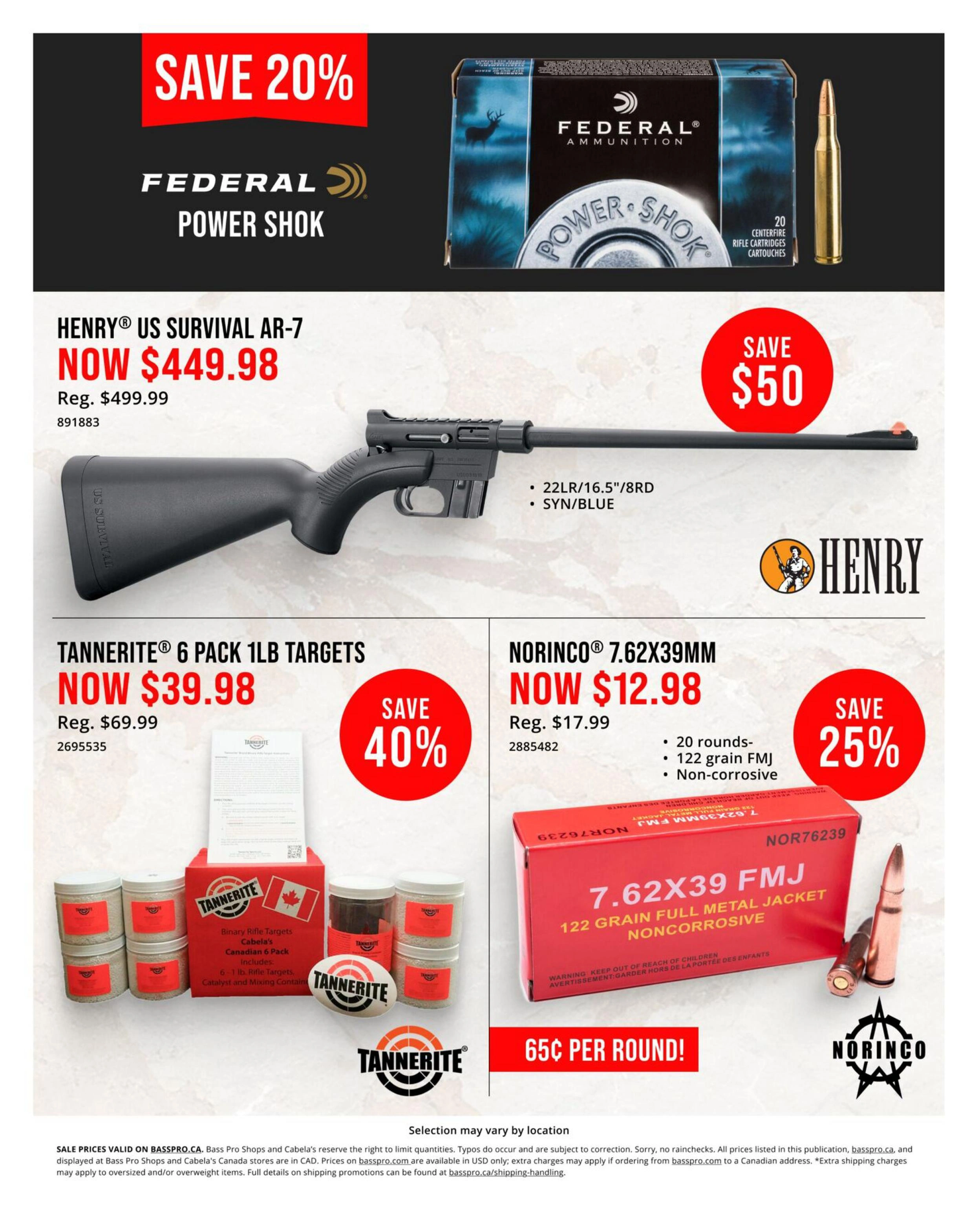 Bass Pro Shops flyer page 14