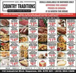 Country Traditions Country Traditions Flyer June 18 to 25