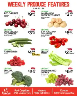 Pomme Natural Market Pomme Natural Market Weekly Produce Flyer June 23 to 29