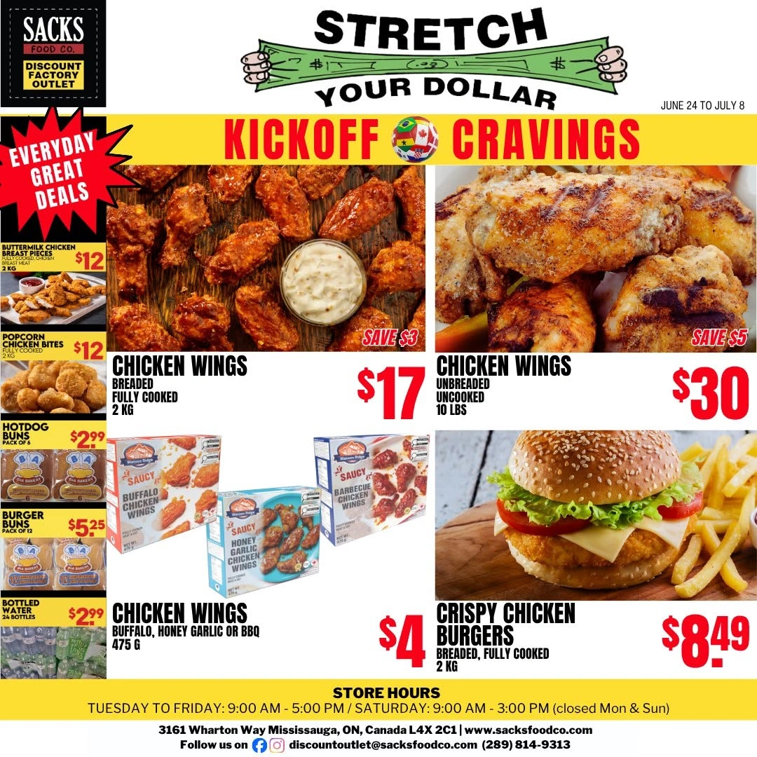 Sacks Food Co. flyer page 1