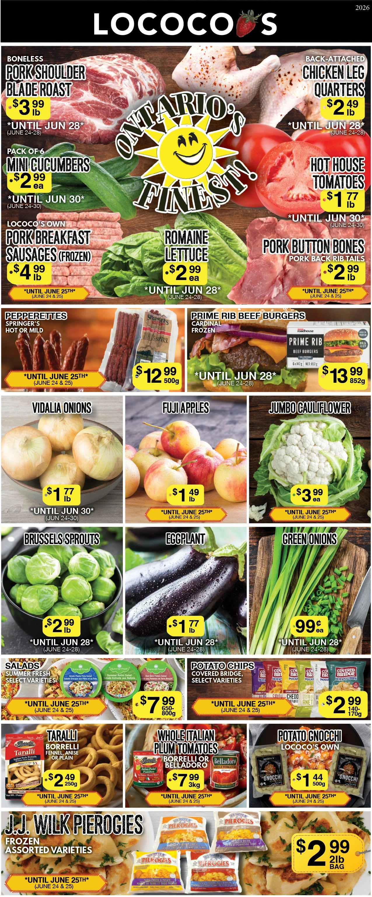 Lococo's flyer page 1