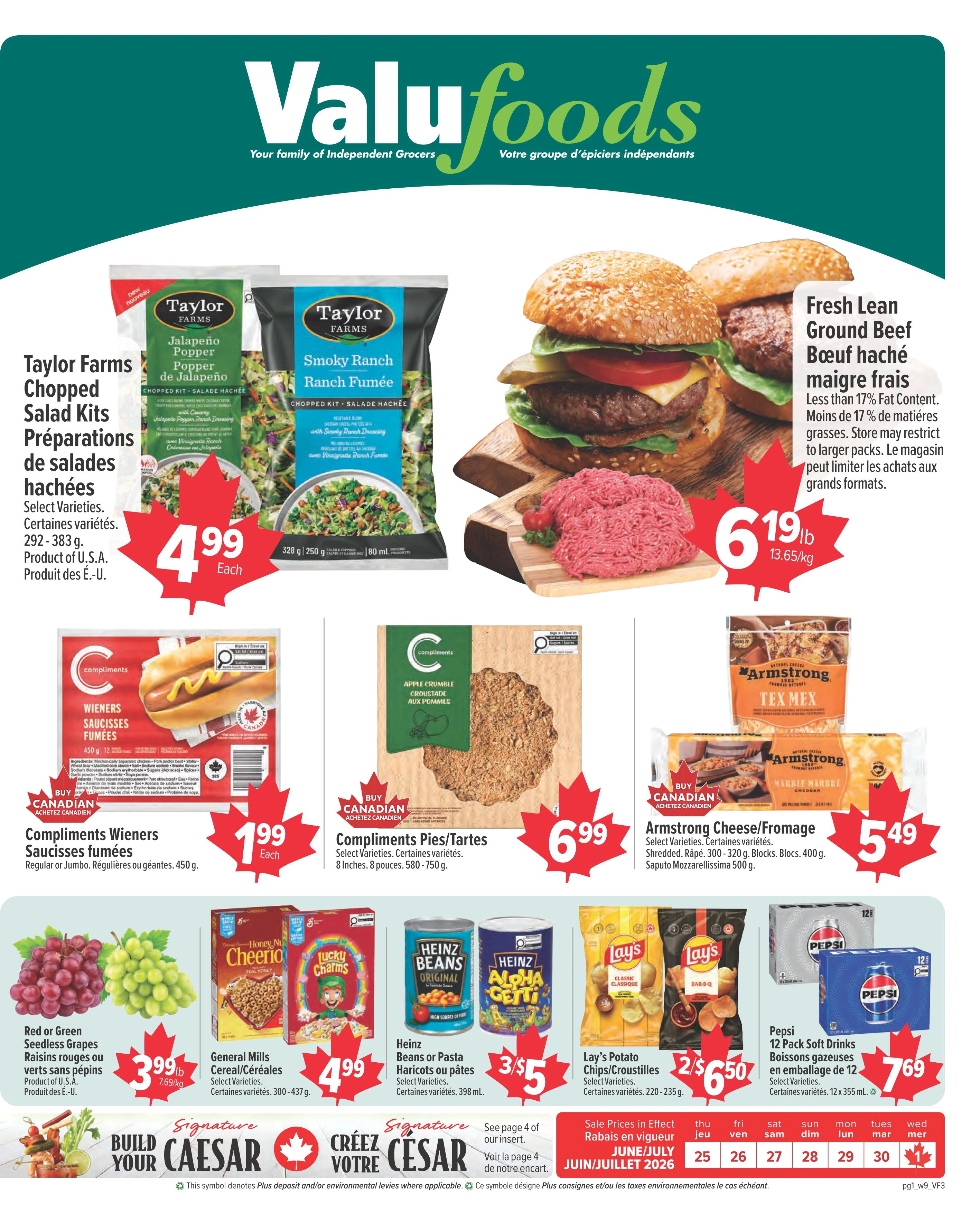 Valufoods flyer page 1