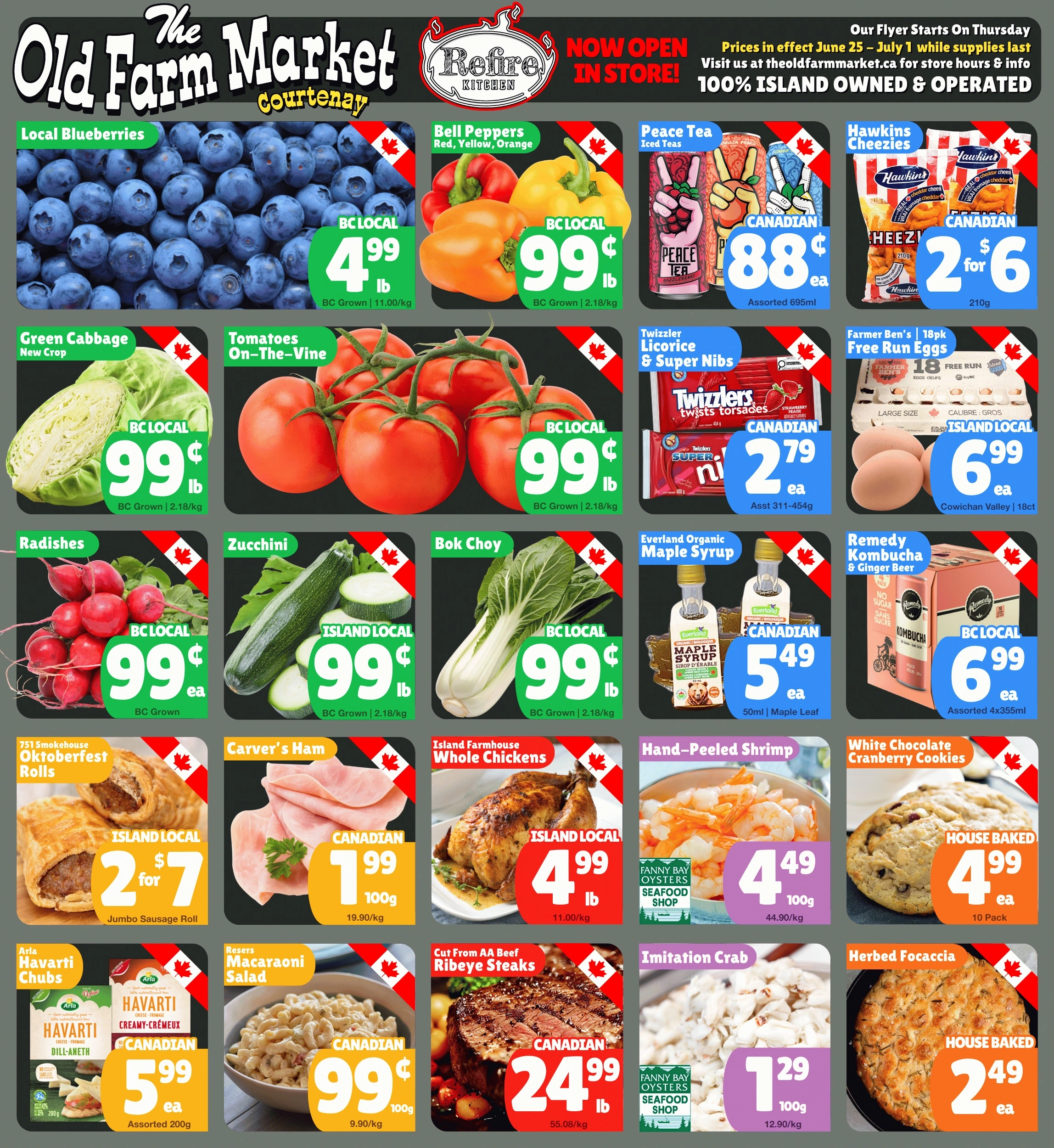 The Old Farm Market flyer page 1