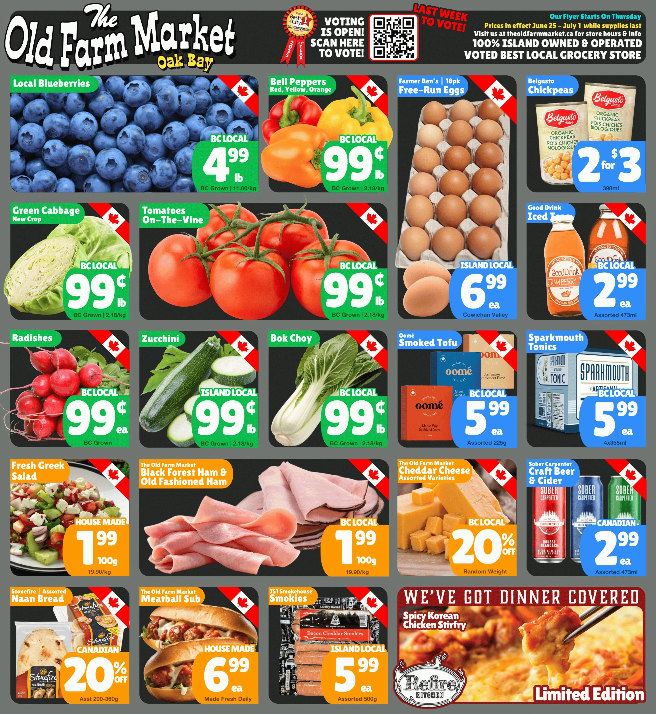The Old Farm Market flyer page 1