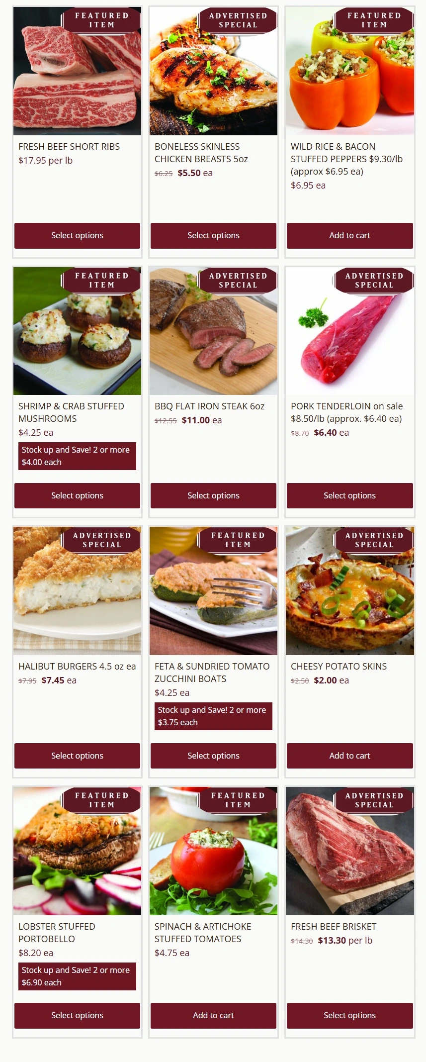 T-Bone's flyer page 1