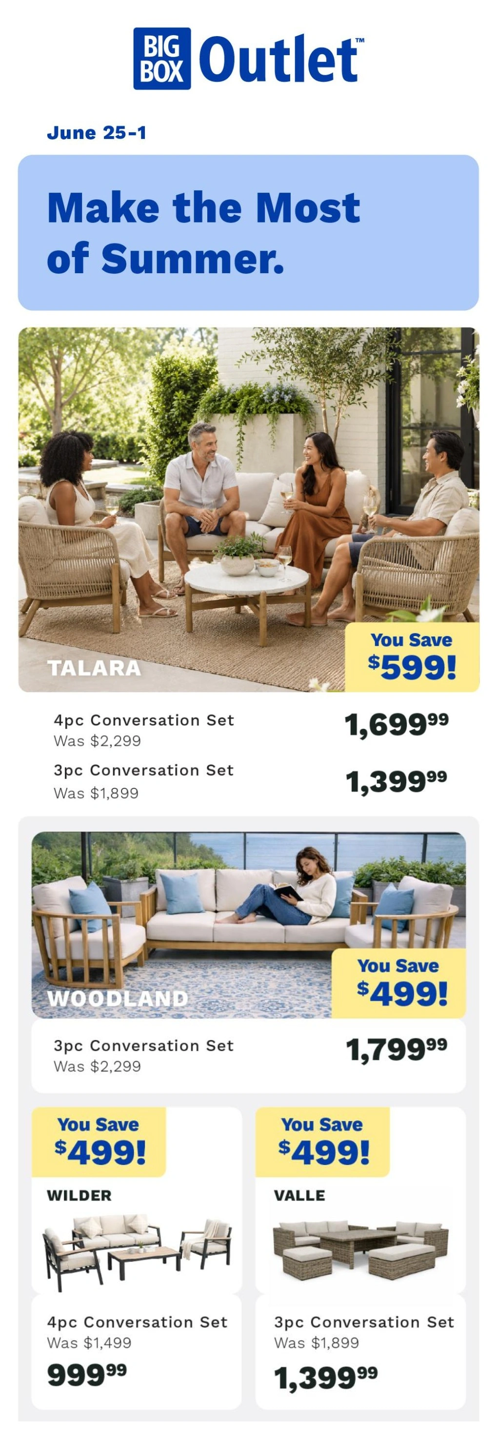 Big Box Outlet Store flyer page 1