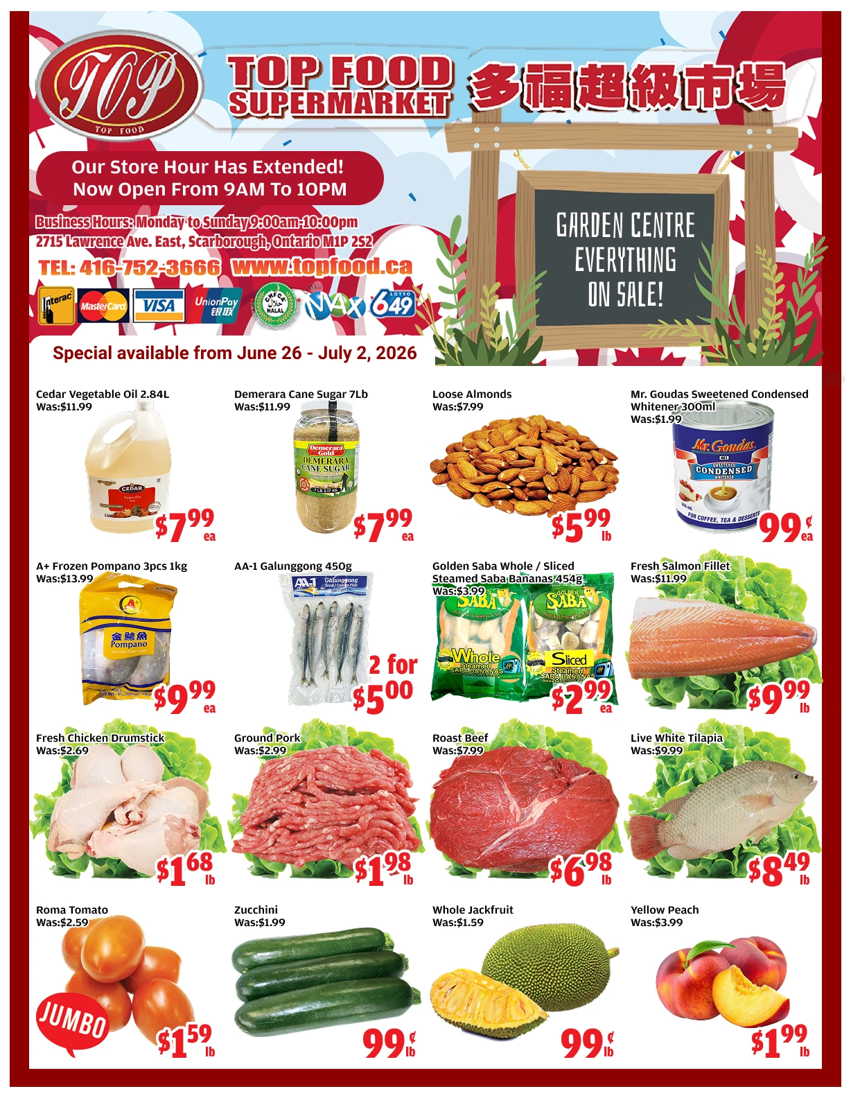 Top Food Supermarket flyer page 1