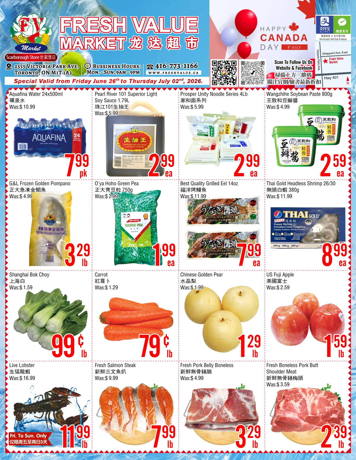 Fresh Value flyer page 1