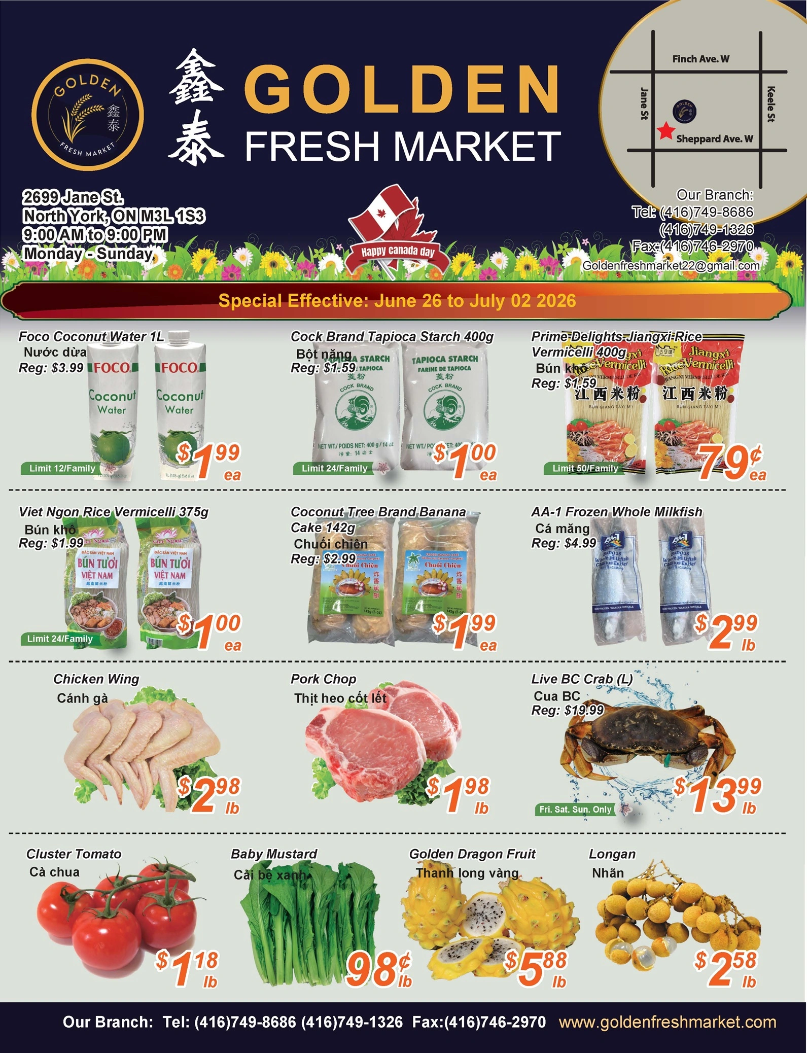 Golden Fresh Market flyer page 1