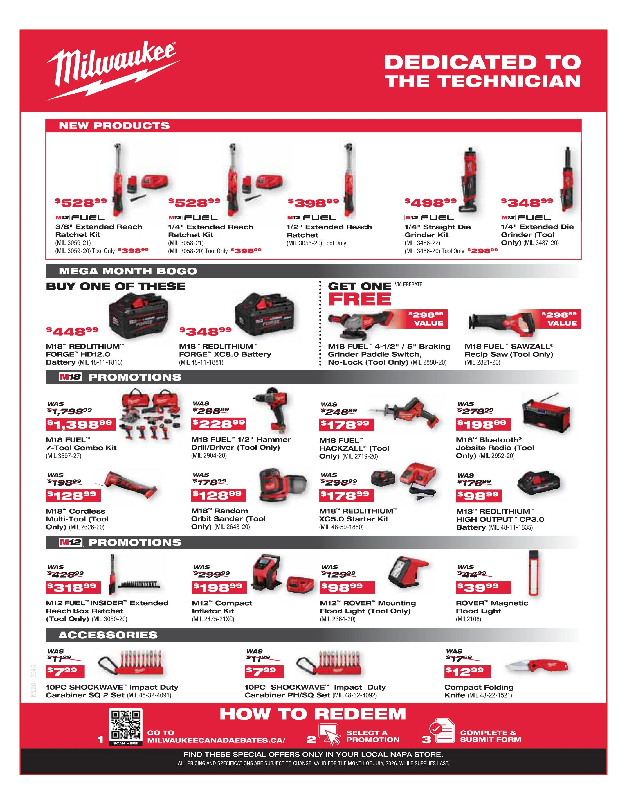 NAPA Auto Parts flyer page 6