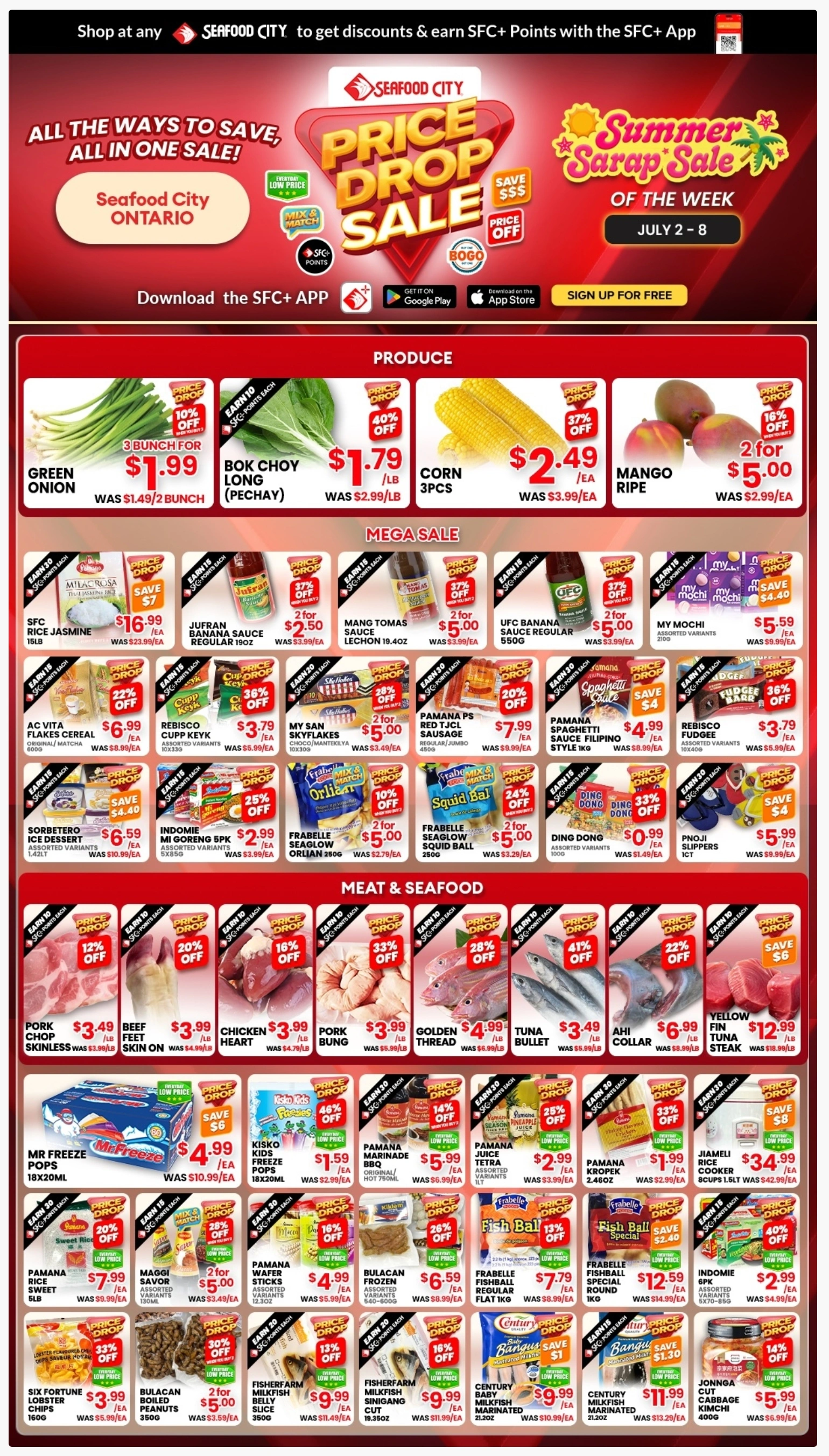 Seafood City Supermarket flyer page 1