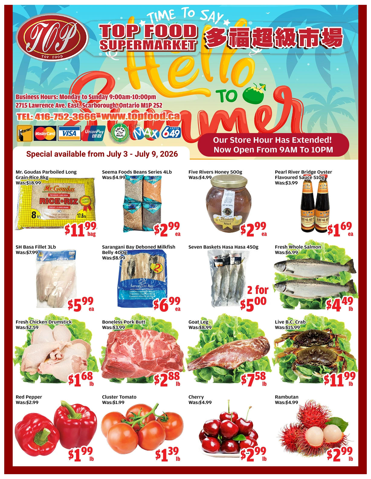Top Food Supermarket flyer page 1