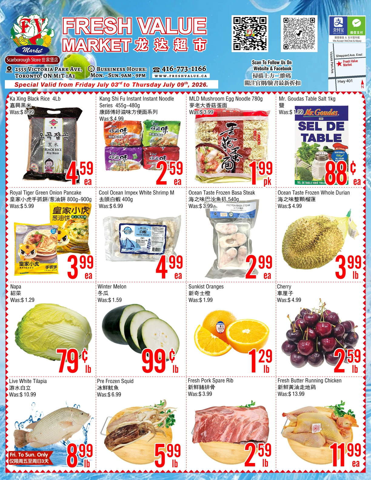 Fresh Value flyer page 1