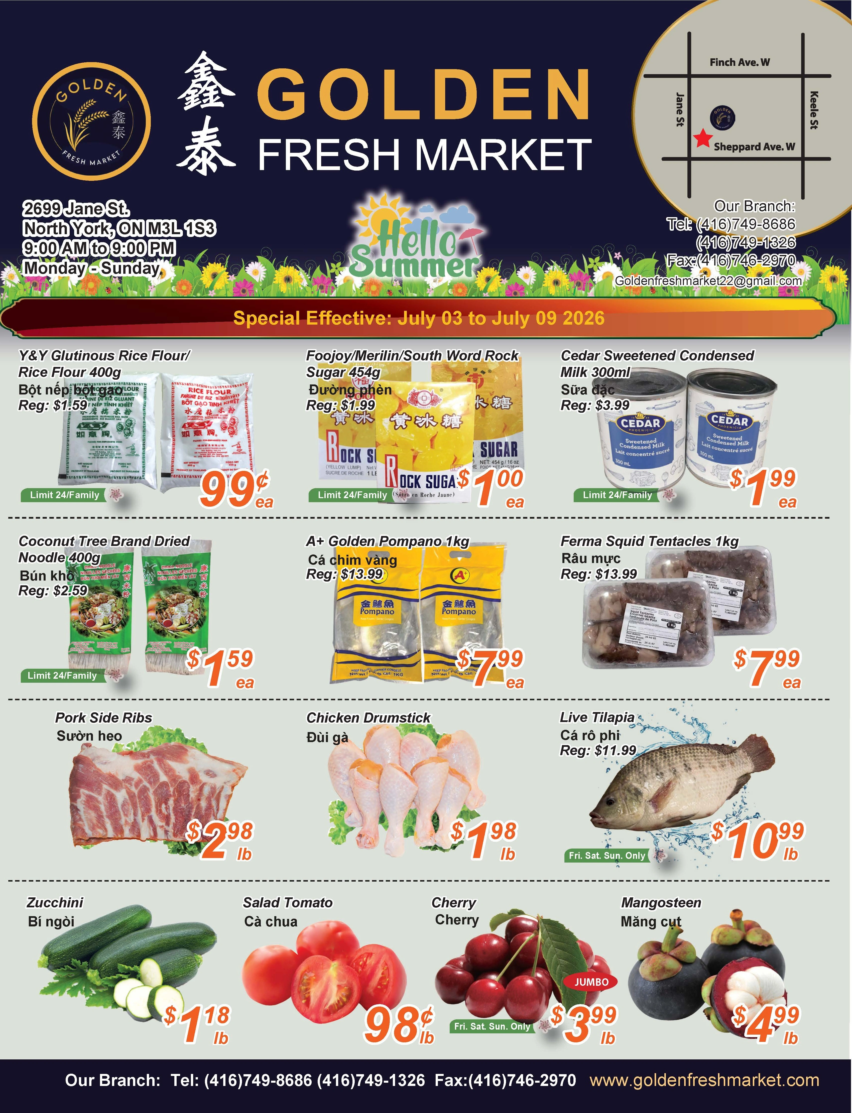 Golden Fresh Market flyer page 1