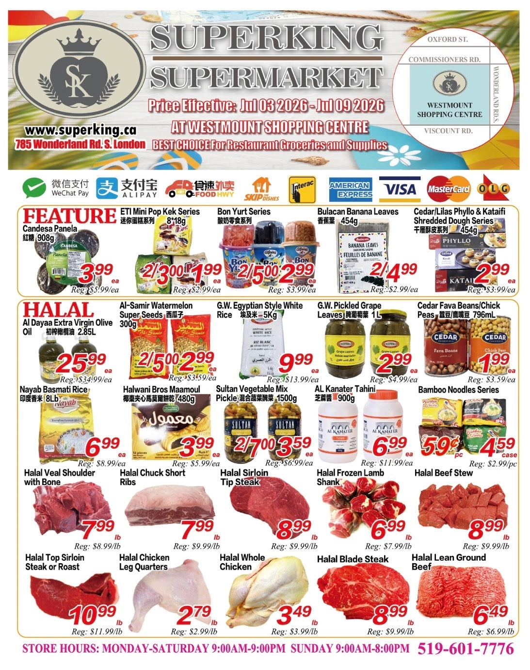 SuperKing Supermarket flyer page 1