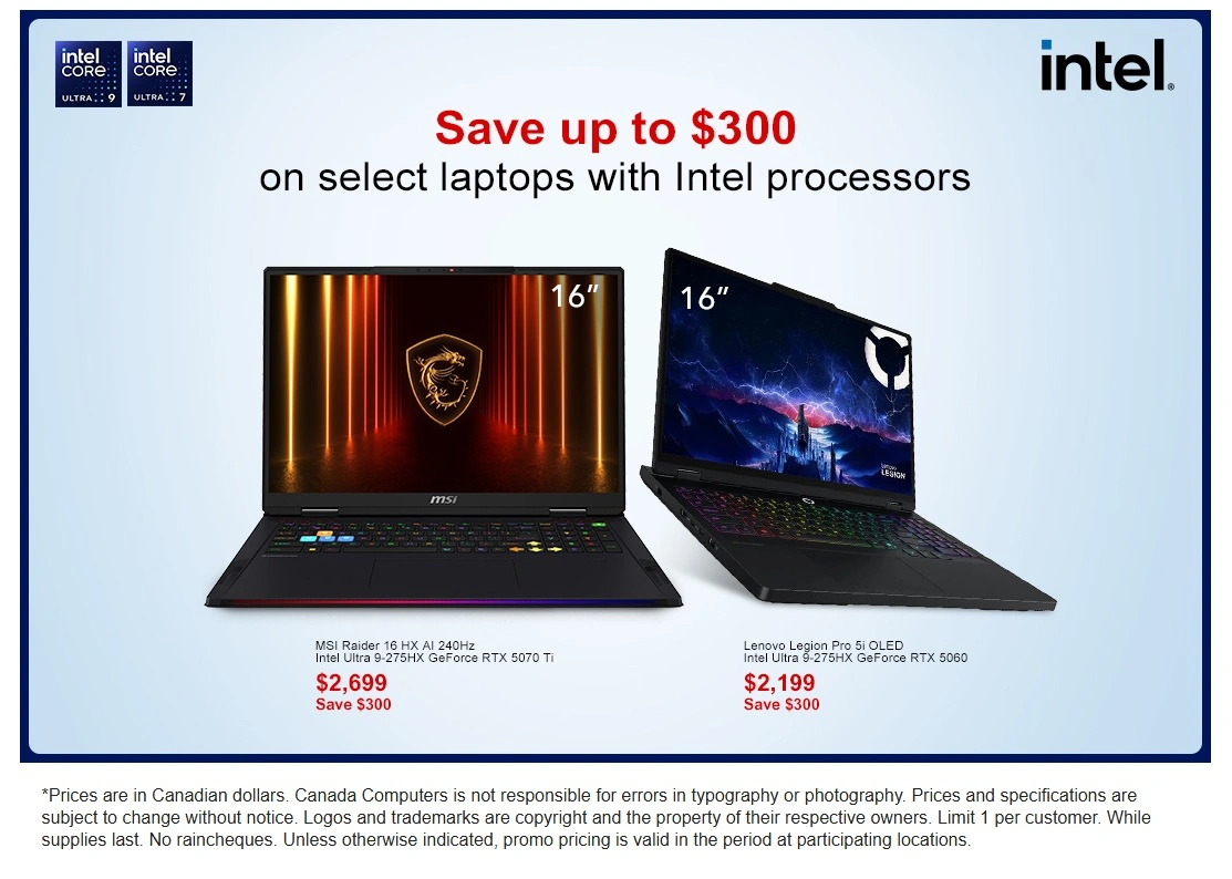 Canada Computers flyer page 1