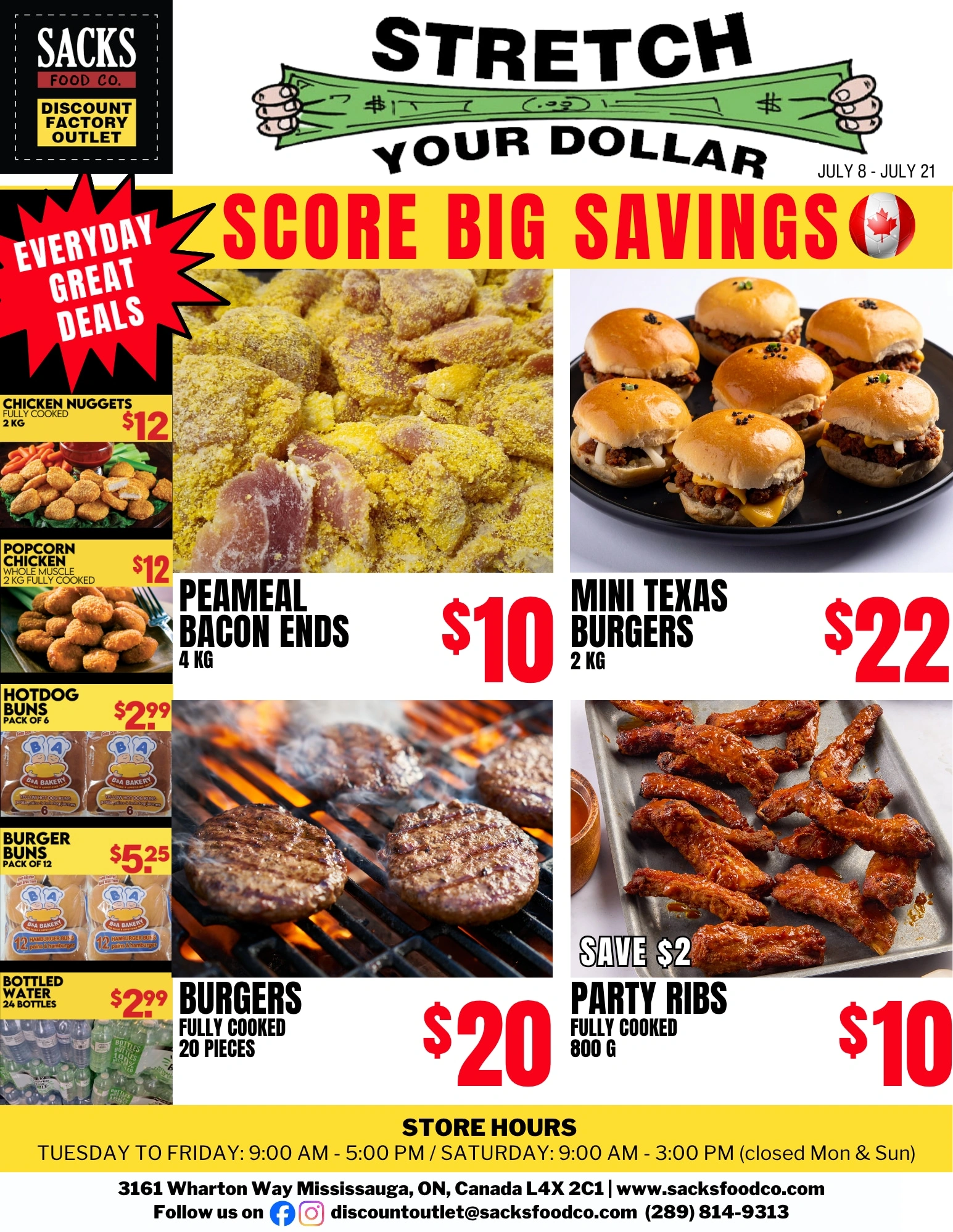 Sacks Food Co. flyer page 1