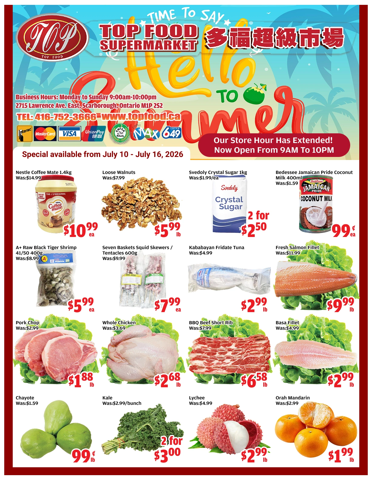 Top Food Supermarket flyer page 1