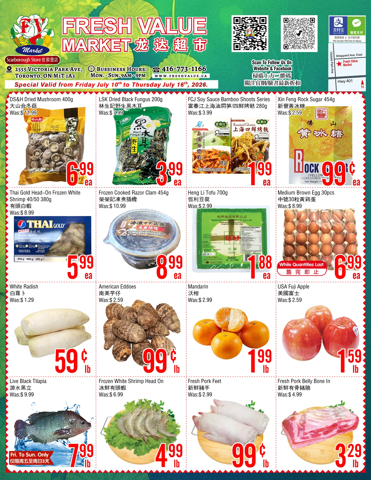 Fresh Value flyer page 1