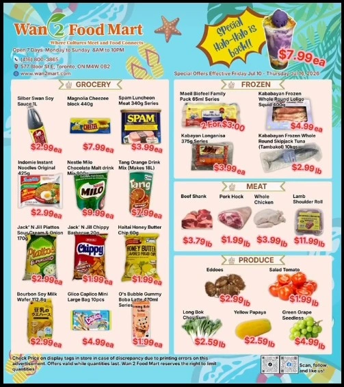 Wan 2 Food Mart flyer page 1