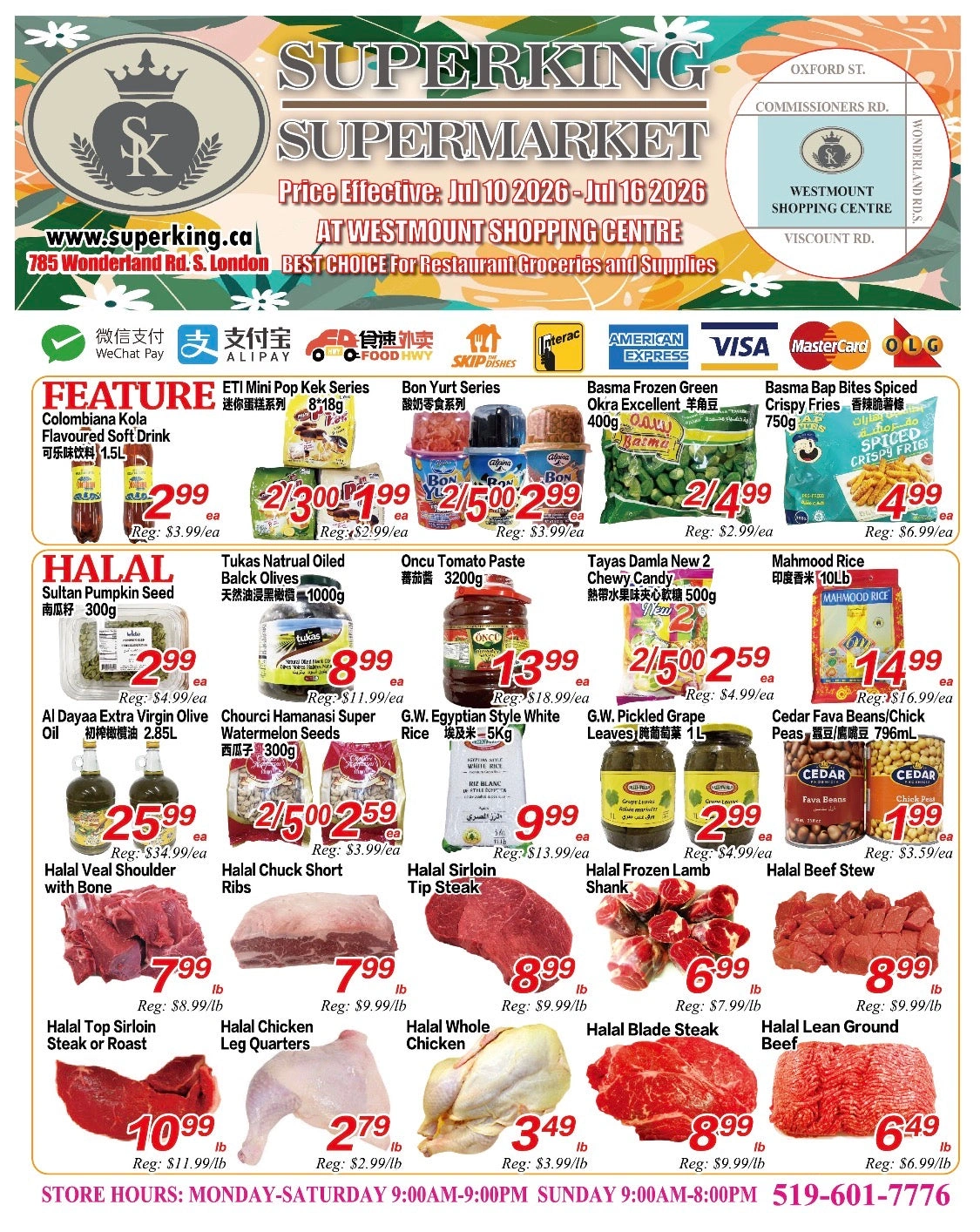 SuperKing Supermarket flyer page 1