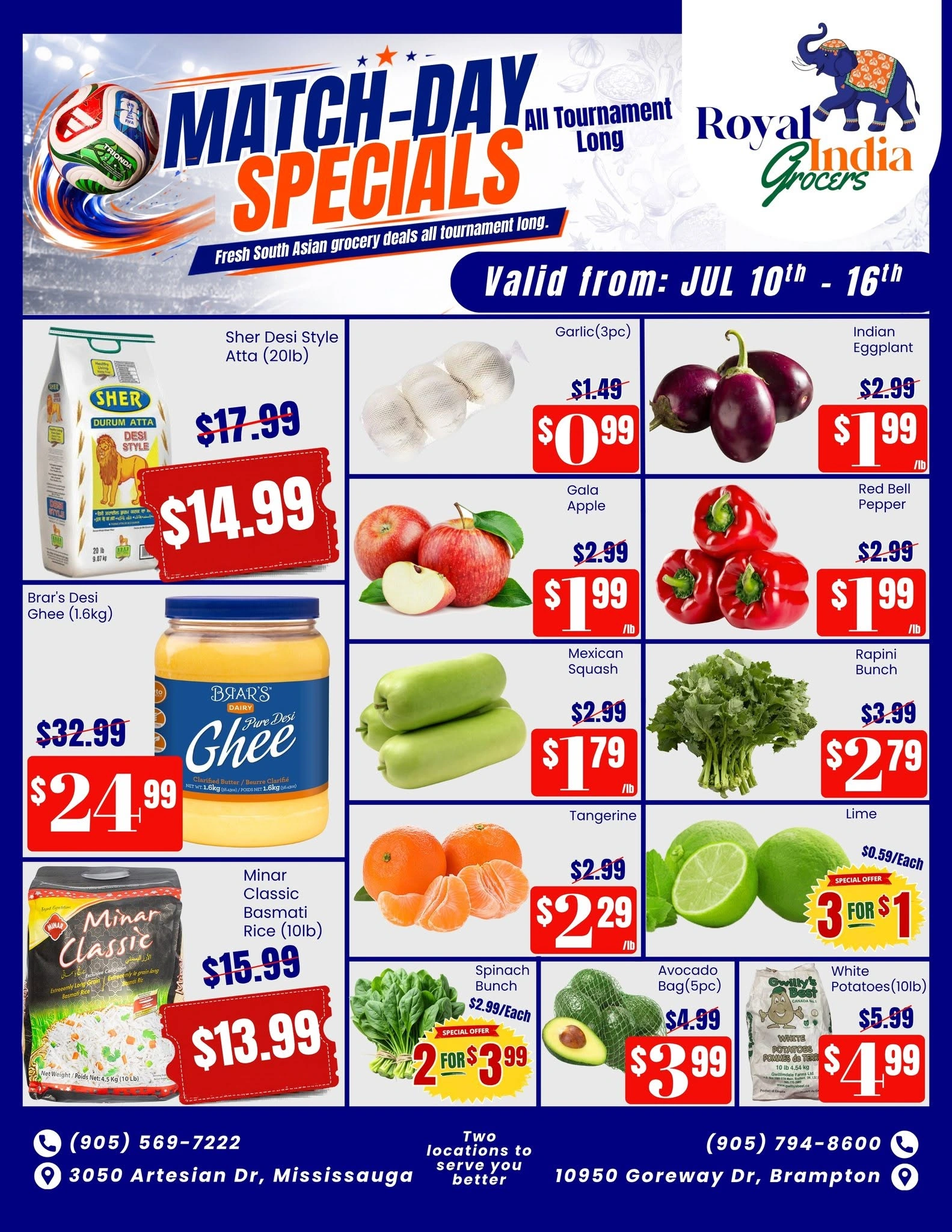 Royal India Grocers flyer page 1