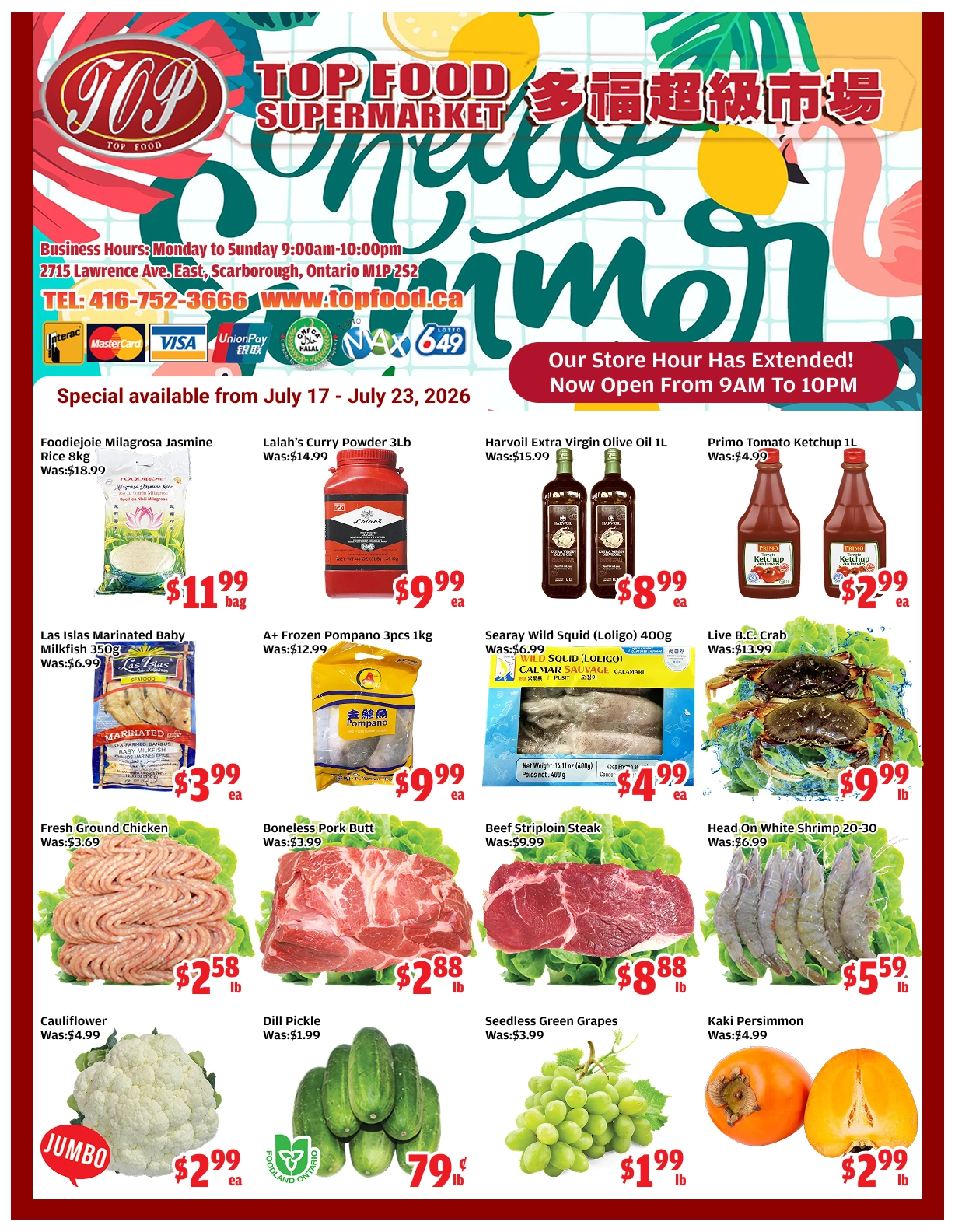 Top Food Supermarket flyer page 1