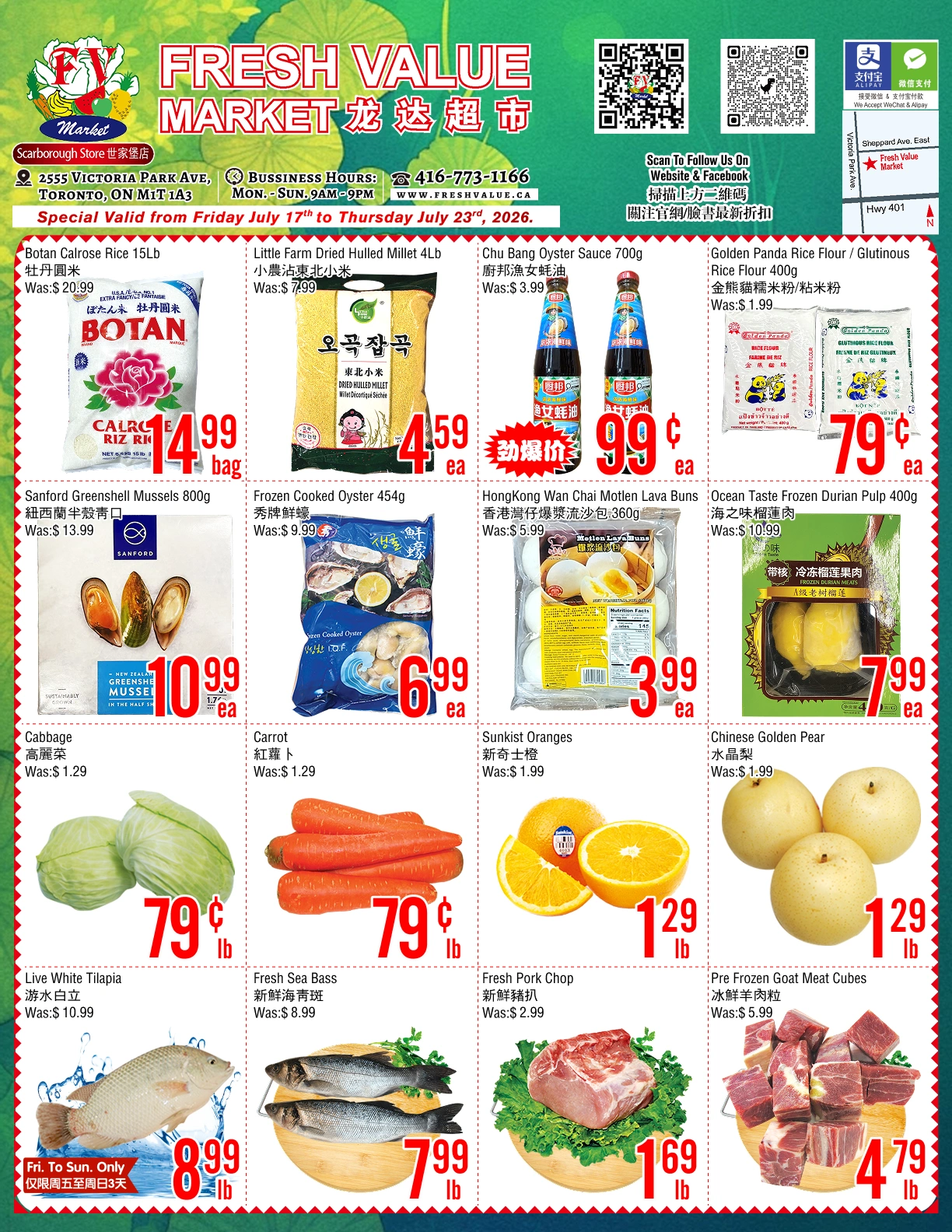 Fresh Value flyer page 1