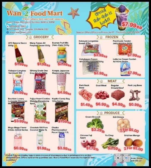 Wan 2 Food Mart flyer page 1