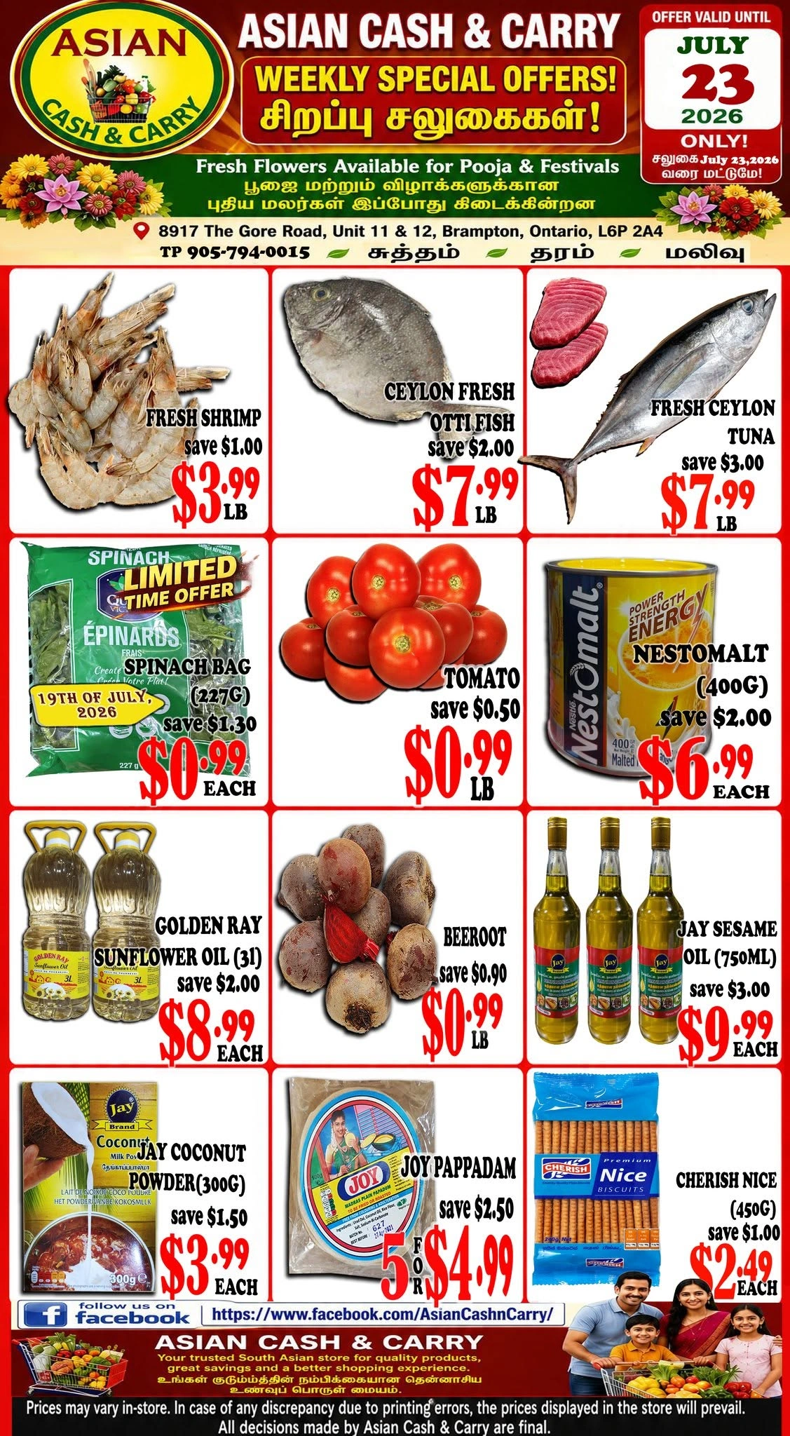 Asian Cash & Carry flyer page 1