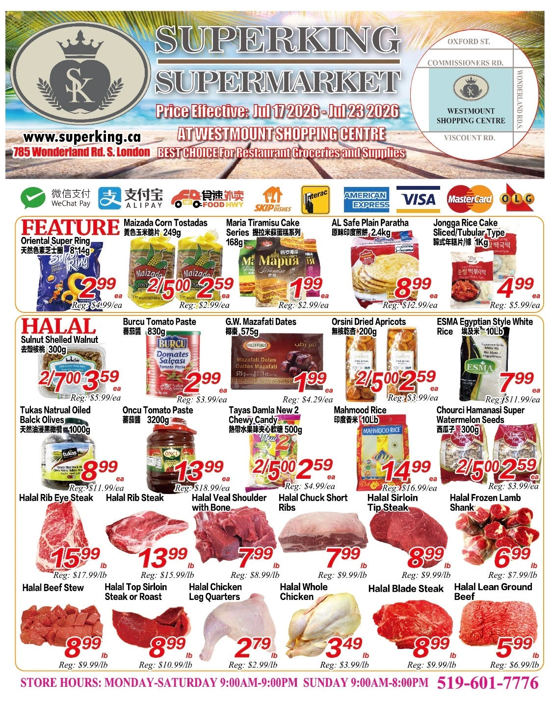 SuperKing Supermarket flyer page 1