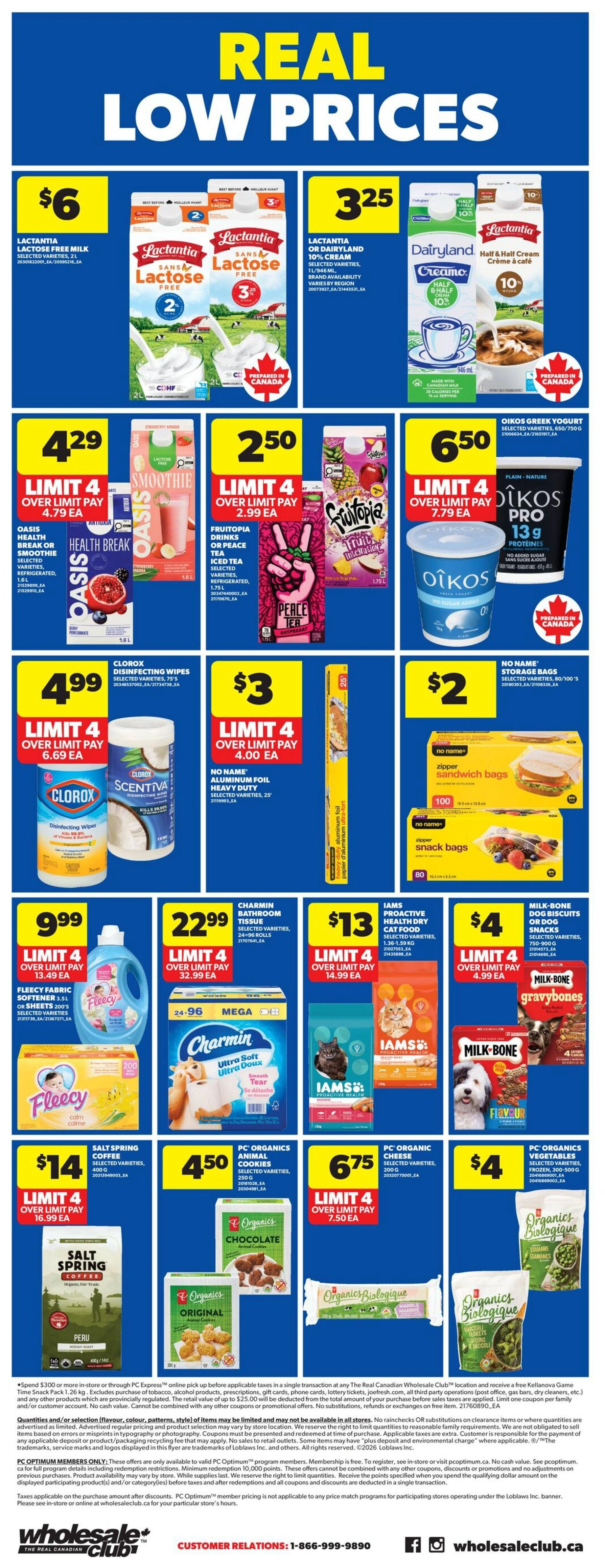 Real Canadian Wholesale Club flyer page 4